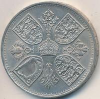 Nagy-Britannia 1953. 5Sh Cu-Ni "II. Erzsébet koronázása" T:2 Great Britain 1953. 5 Shillings Cu-Ni "Coronation of Elizabeth II" C:XF