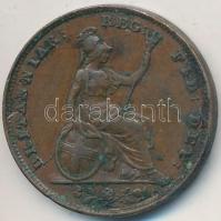 Nagy-Britannia 1853. 1f Cu "Viktória" T:2- Great Britain 1853. 1 Farthing Cu "Victoria" C:VF