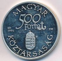 1994. 500Ft Ag "Régi dunai hajók - Carolina" T:2 (PP) 
Adamo EM134