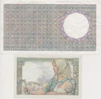 Franciaország 1942. 10Fr + DN "Échantillon 10202" bankjegy tervezet T:III
France 1942. 10...