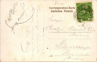 Trieste Miramare, Stazione, Station / railway station, Hotel Bellevue (small tear)