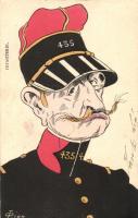 Inganterie 435/4 / WWI French military officer s: G. Lion (EK)