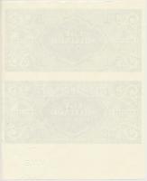 1946. 1.000.000.000BP hátoldali fázisnyomata egybefüggő 2-es ívben, "M.N.B." szárazpecsétt...