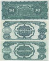 Amerikai Egyesült Államok 10db bankjegy másolat T:I,I-
USA 10pcs of replicas C:UNC,AU
