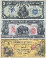 Amerikai Egyesült Államok 10db bankjegy másolat T:I,I-
USA 10pcs of replicas C:UNC,AU