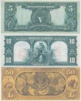 Amerikai Egyesült Államok 10db bankjegy másolat T:I,I-
USA 10pcs of replicas C:UNC,AU