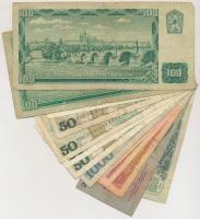 Vegyes: Csehszlovákia 1961. 100K (2x) + 1970. 20K + Lengyelország 1982. 50Zl + 100Zl + 1000Zl + 1986...