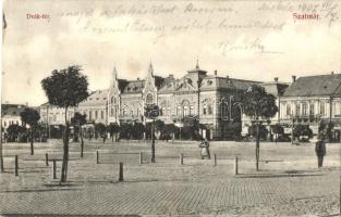 Szatmár, Satu Mare; Deák-tér, kiadja Cseplák Bálintné / square