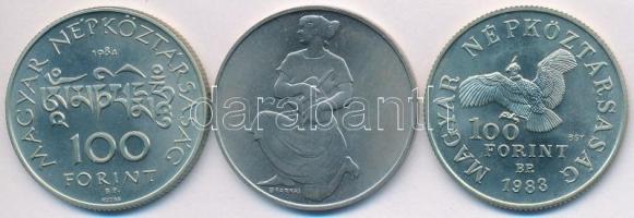 1983. 100Ft "Simon Bolivár" + 1984. 100Ft "Kőrösi Csoma Sándor" + 1981. 100Ft &q...