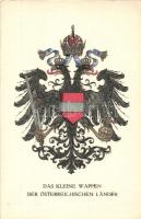 Das kleine Wappen der österreichischen Länder / Austrian coat of arms, Offizielle Postkarte für das Rote Kreuz, Kriegsfürsorgeamt und Kriegshilfsbüro Nr. 284. (small tear)
