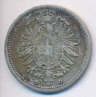 Német Birodalom 1873D 20pf Ag T:2-
German Empire 1873D 20 Pfennig Ag C:VF