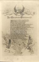 Die Kärntner Grenzwacht / Carinthian Border Guard, WWI military propaganda