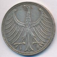 NSZK 1960G 5M Ag T:2,2-
FRG 1960G 5 Mark Ag C:XF,VF