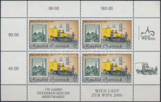 Nemzetközi bélyegkiállítás kisív, International exhibition stamp minisheet