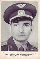 Szovjet űrhajósok 9 db képeslap