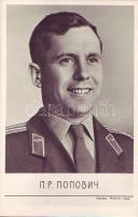 Szovjet űrhajósok 9 db képeslap