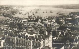 Constantinople, town-view, Galata bridge, Mosque, port