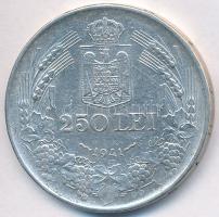 Románia 1941. 250L Ag "I. Mihály" T:2
Romania 1941. 250 Lei Ag "Mihai I" C:XF