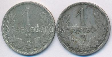 1927-1939. 1P Ag (2x) T:2-