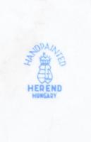 Herendi táncoló juhász, kézzel festett, jelzett (koronás), hibátlan, m: 29 cm