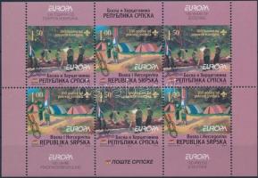 Scout stamp-booklet sheet, Cserkészet bélyegfüzetlap