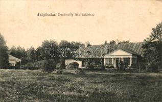 Salgócska, Salgocka; Dessewffy-féle lakóház / villa (EK)