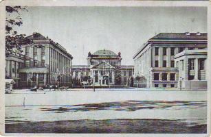 6 db képeslap (benne művész) érdekes bélyegzésekkel