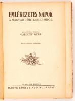 Gárdonyi Géza: Emlékezetes napok a magyar történelemből. Bp., Dante Könyvkiadó. Biczó András rajzaiv...