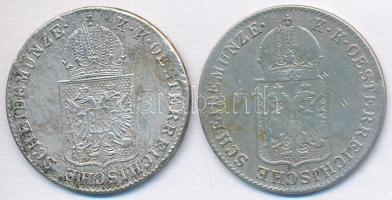 Ausztria 1848A-C 6kr Ag (2x) T:2-,3
Austria 1848A-C 6 Kreuzer Ag (2x) C:VF,F