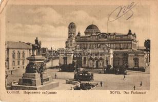 Sofia, Das Parlament / parliament, tram (EK)