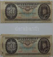 Hagyaték Ft bankjegytétel berakóban: 10Ft 1962(2x), 1969(3x), 1975(2x) 20Ft 1965(1x), 1975(2x) 50Ft ...