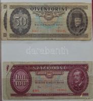 Hagyaték Ft bankjegytétel berakóban: 10Ft 1962(2x), 1969(3x), 1975(2x) 20Ft 1965(1x), 1975(2x) 50Ft ...