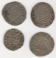 Kis denár Ag tétel:1557,1576,1579,1619 T:2,2/3