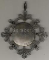 19.szd Ag keresztelői medál T:2
