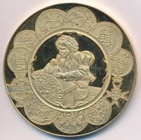 2001. "50 éves a Vésnök Kft. története" aranyozott fém emlékérem. Szign.: MMI (60mm) T:PP ...