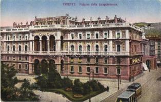 Trieste, Palazzo della Luogotenenza / palace, tram