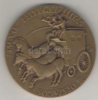 1938. "III.Országos Magyar Bélyegkiállítás" nagyalakú  Br plakett szign.:Madarassy T:2 eredeti díszdobozban