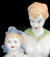 Esti mese, Polonne ZHK orosz porcelán figura, kézzel festett, jelzett, kopásnyomokkal, m: 22,5 cm