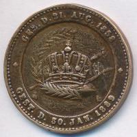 Ausztria 1889. "Rudolf koronaherceg temetésére" Cu zseton (25mm) T:2-,3
Austria 1889. &qu...