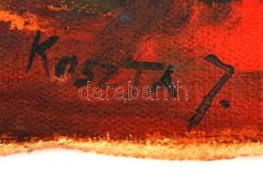 Koszta jelzéssel: Szélmalom. Olaj, vászon, 34×43 cm