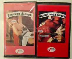 2db VHS (videokazetta) szexfilm