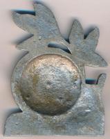 1976. "50 év MAHART SK. 1926-1976" fém plakett (66x87mm) T:2-