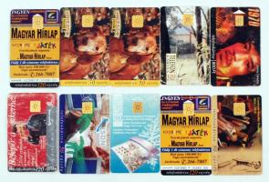 1990-1998 10 db MATÁV telefonkártya