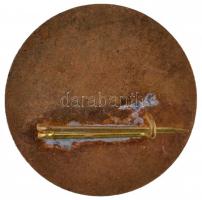 ~1960-1970. "A Könnyűipar Kiváló Dolgozója" zománcozott fém jelvény T:1-