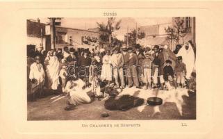 Tunis, Charmeur de serpents / snake charmer, folklore