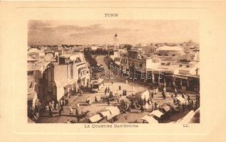 Tunis, Bab-Souika quarter, tram