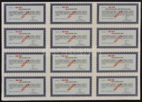 Miskolc 1990. "A DIMAG Diósgyőri Metallurgiai és Alakítástechnikai Gyárak Rt." "MINTA...