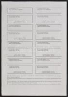 Budapest 1990. "MIK-CO Rádió-Hírközlési Eszköz Gyártó és Értékesítő Részvénytárság" "...