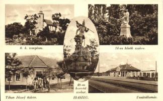 16 db RÉGI történelmi magyarországi városképes képeslap, főleg Esztergom, 2 db nem képeslap hátú, ve...