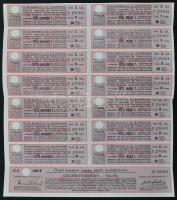 Budapest 1914. "A Magyar Korona Országai 6%-kal kamatozó járadékkölcsön" 1000K-ról, szelvé...